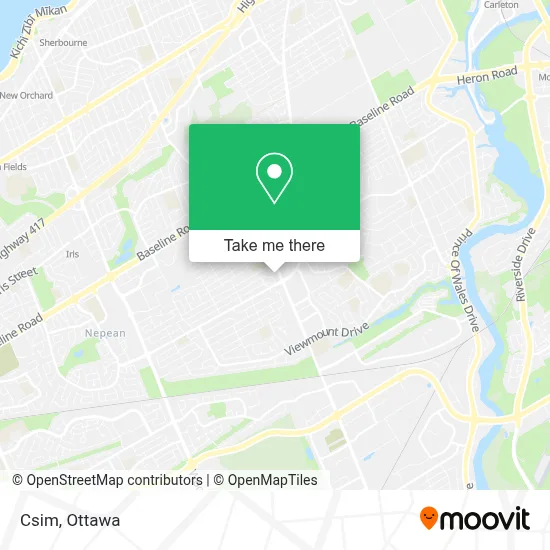 Csim map