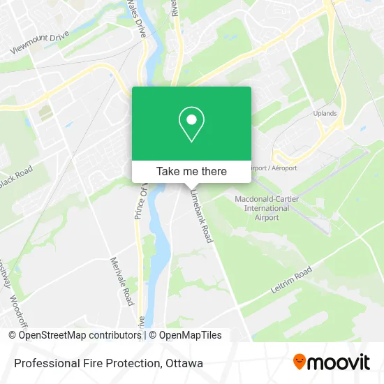 Professional Fire Protection map