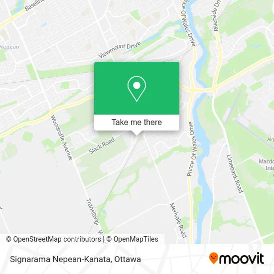 Signarama Nepean-Kanata map