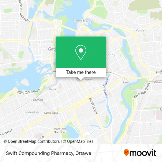 Swift Compounding Pharmacy map
