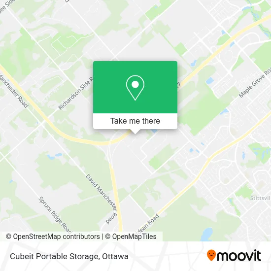 Cubeit Portable Storage map