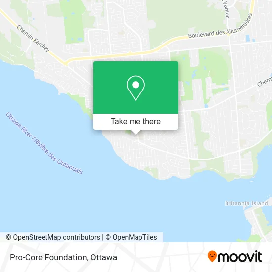 Pro-Core Foundation map