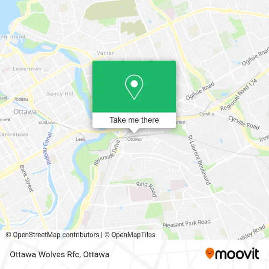 Ottawa Wolves Rfc map