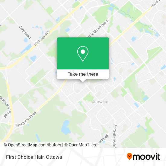 First Choice Hair map