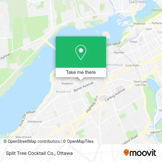 Split Tree Cocktail Co. map