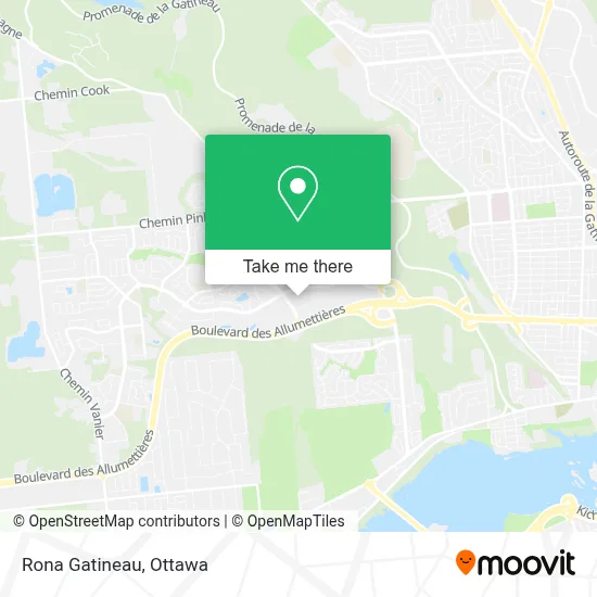 Rona Gatineau map
