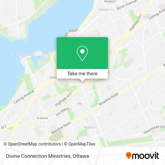 Divine Connection Ministries map