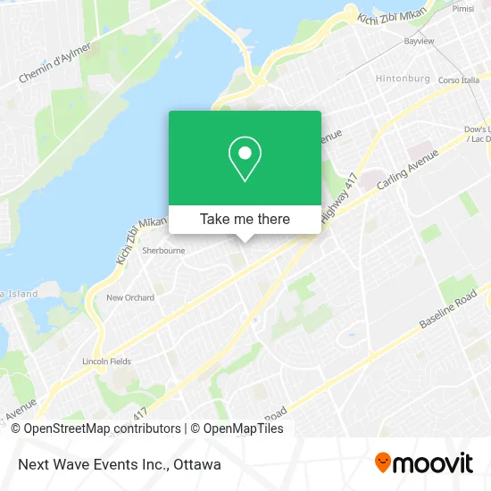 Next Wave Events Inc. map