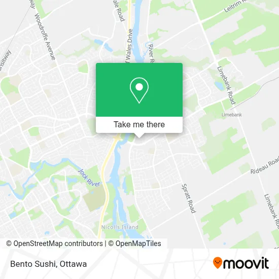 Bento Sushi map
