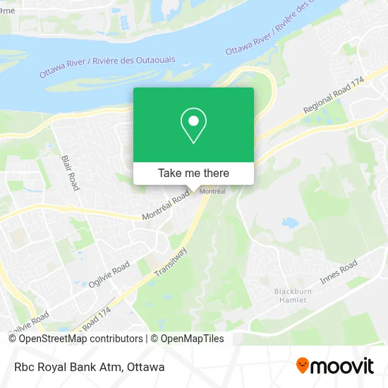 Rbc Royal Bank Atm map