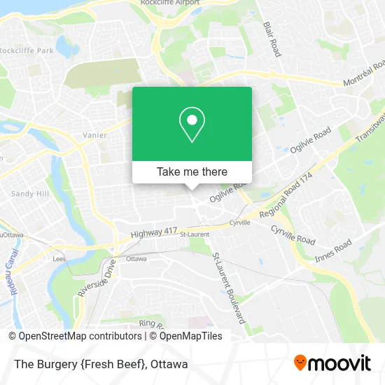 The Burgery {Fresh Beef} map