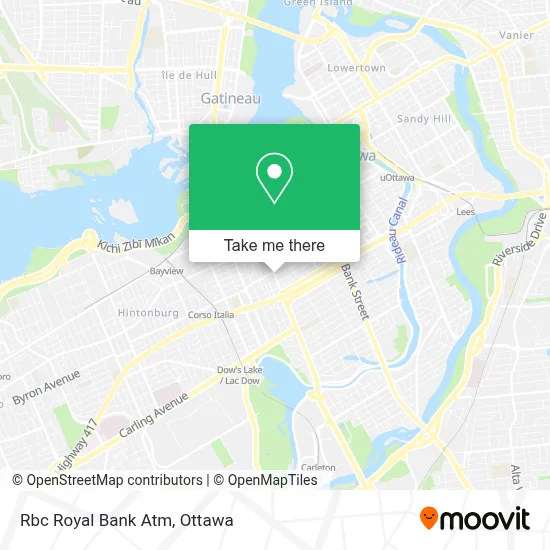Rbc Royal Bank Atm map