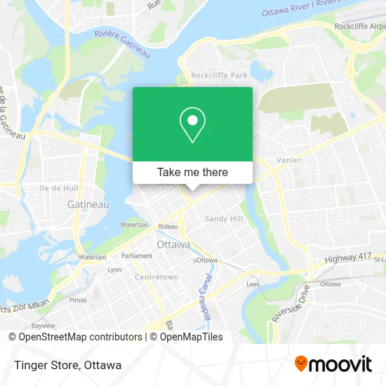 Tinger Store map