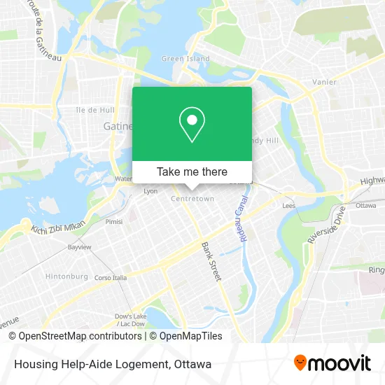 Housing Help-Aide Logement map