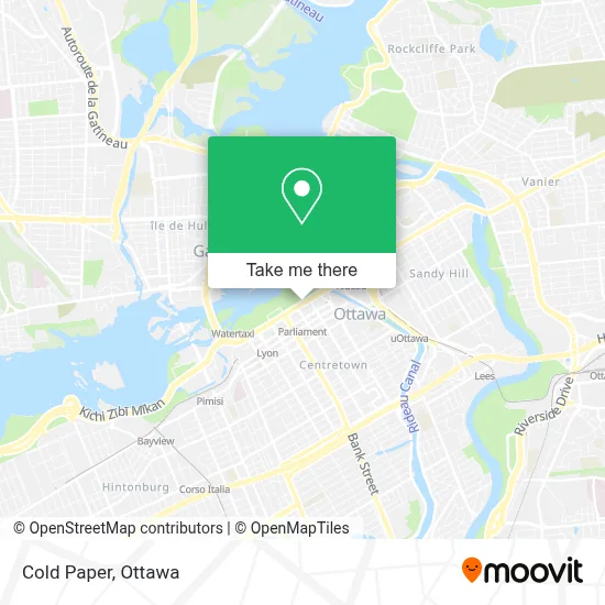 Cold Paper map
