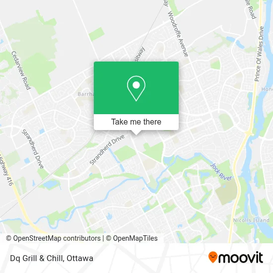 Dq Grill & Chill map