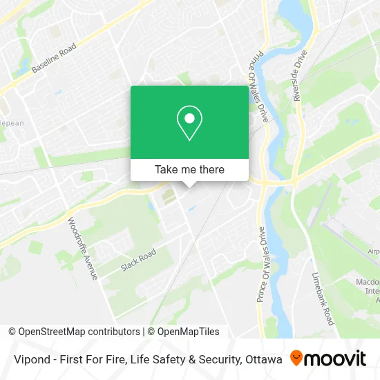 Vipond - First For Fire, Life Safety & Security map