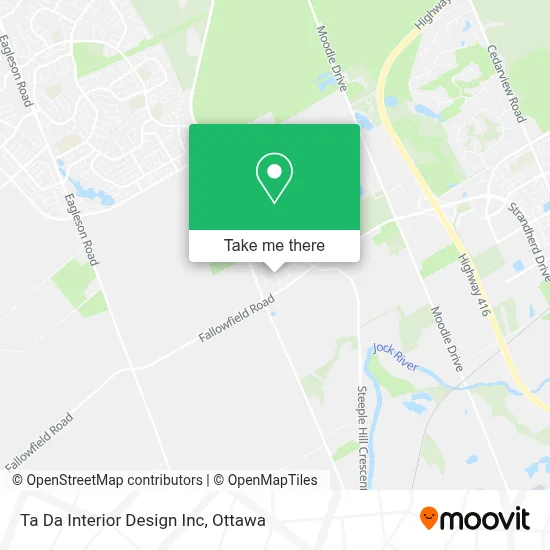 Ta Da Interior Design Inc map