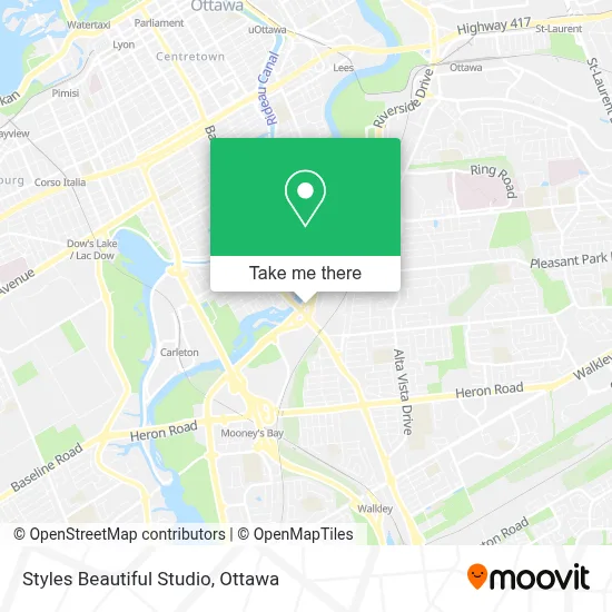 Styles Beautiful Studio map