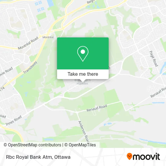 Rbc Royal Bank Atm map
