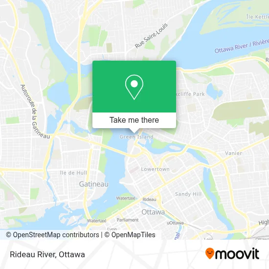 Rideau River map