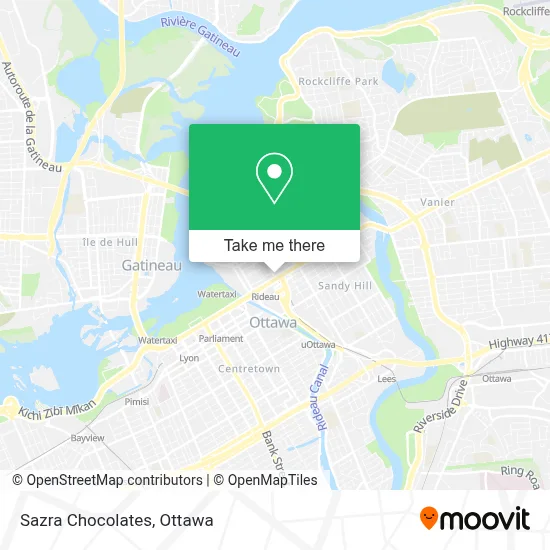Sazra Chocolates map