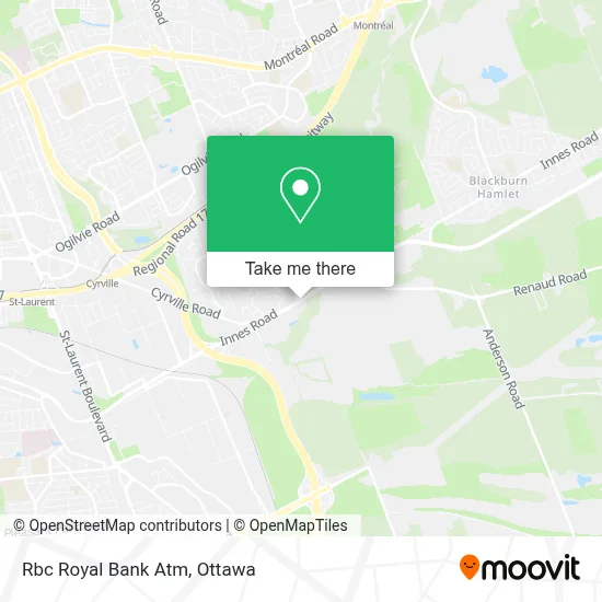 Rbc Royal Bank Atm map