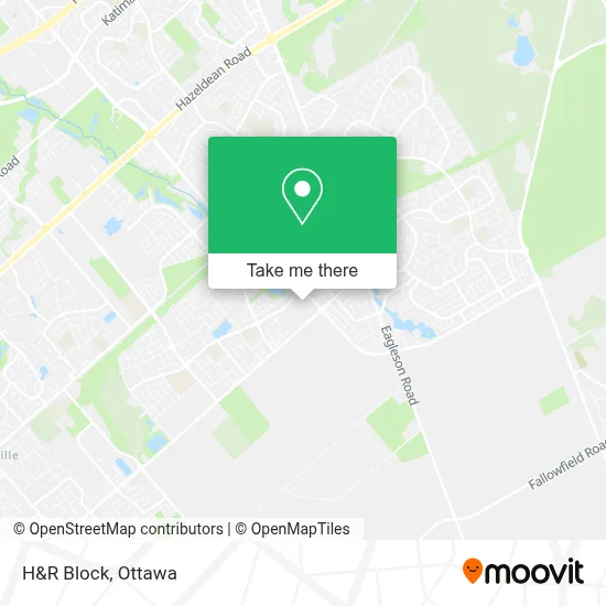 H&R Block map