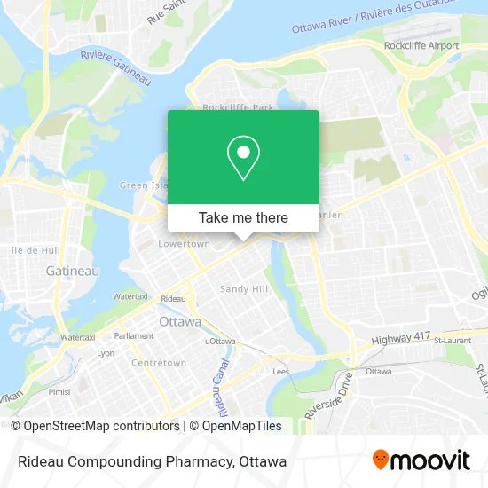 Rideau Compounding Pharmacy map