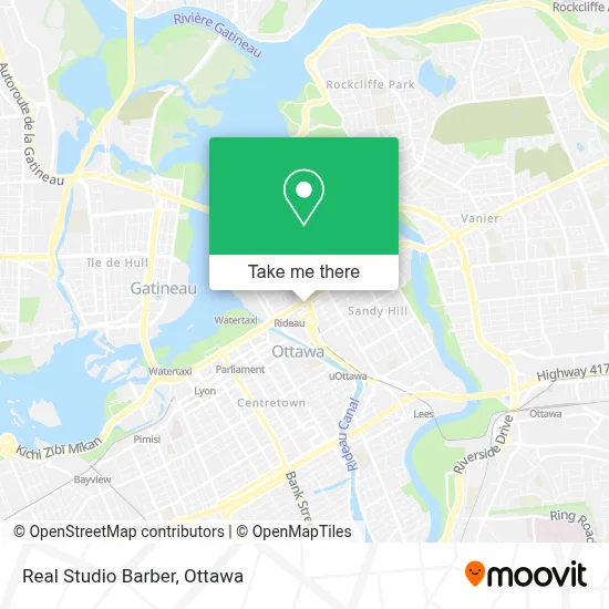 Real Studio Barber map