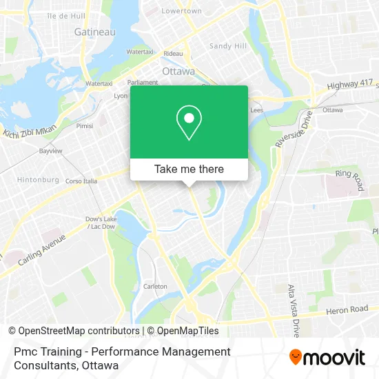 Pmc Training - Performance Management Consultants map