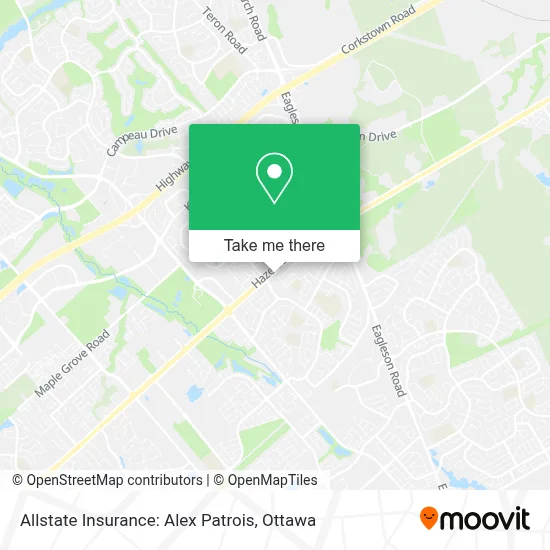 Allstate Insurance: Alex Patrois map