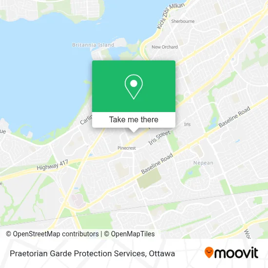 Praetorian Garde Protection Services map