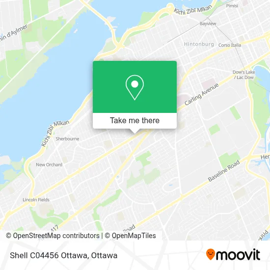 Shell C04456 Ottawa map
