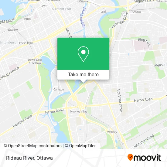 Rideau River map
