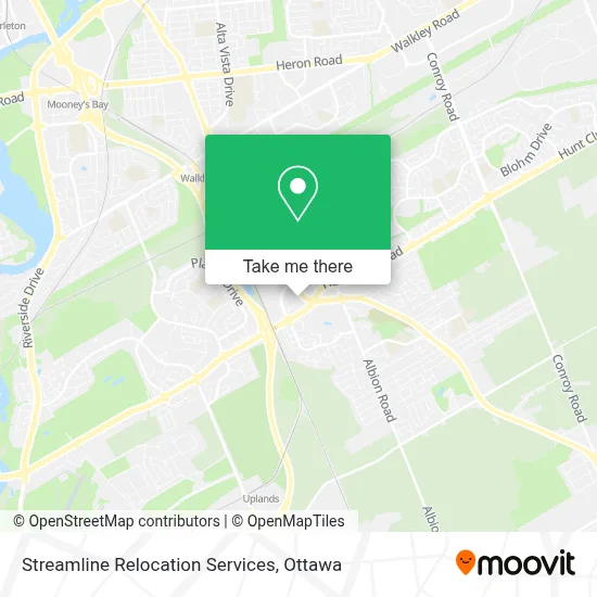 Streamline Relocation Services map