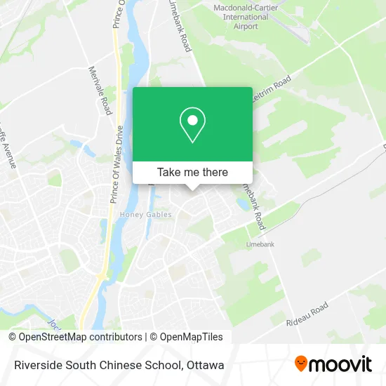Riverside South Chinese School map