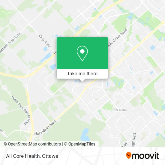 All Core Health map