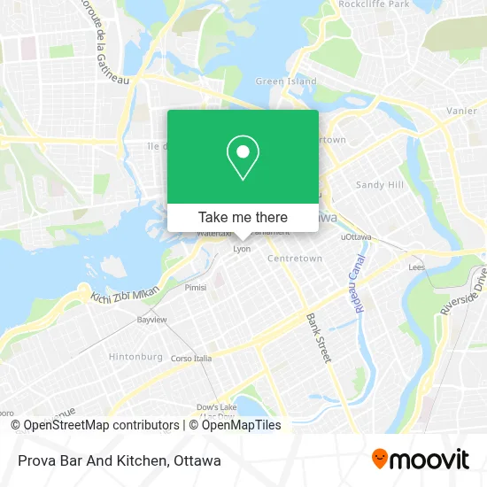 Prova Bar And Kitchen map