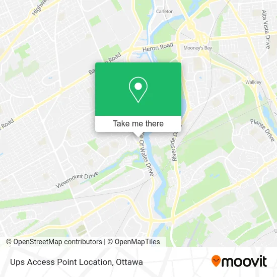 Ups Access Point Location map