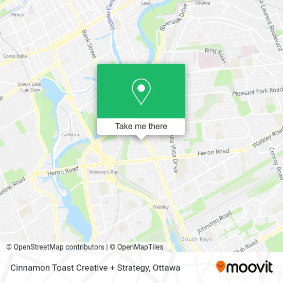 Cinnamon Toast Creative + Strategy map