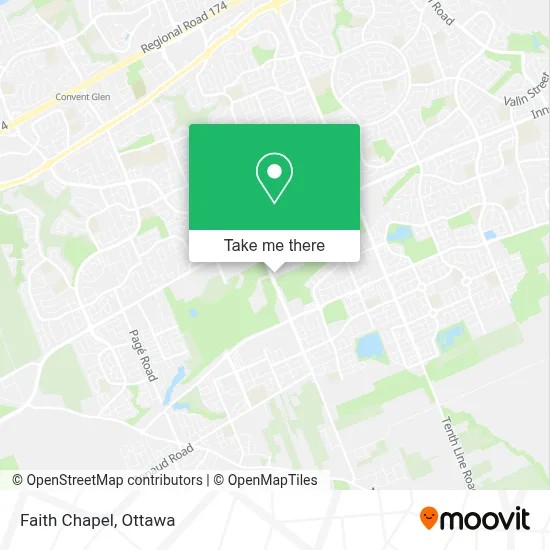 Faith Chapel map