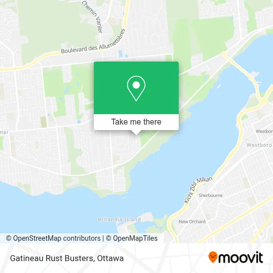 Gatineau Rust Busters map