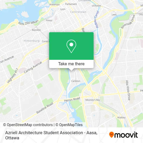 Azrieli Architecture Student Association - Aasa map