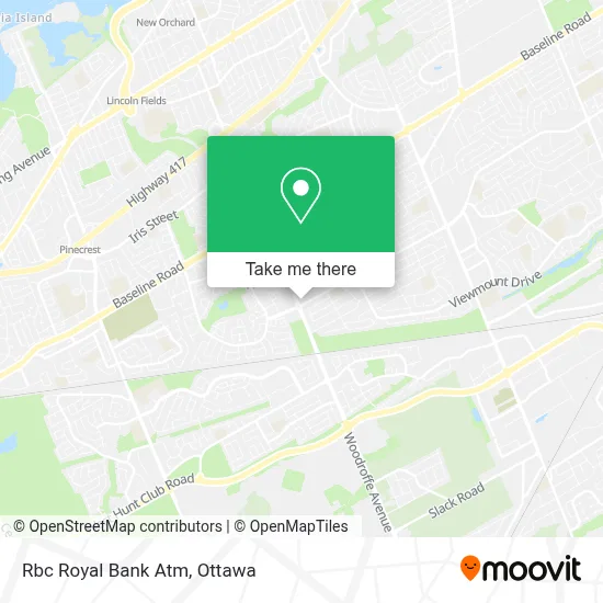 Rbc Royal Bank Atm map
