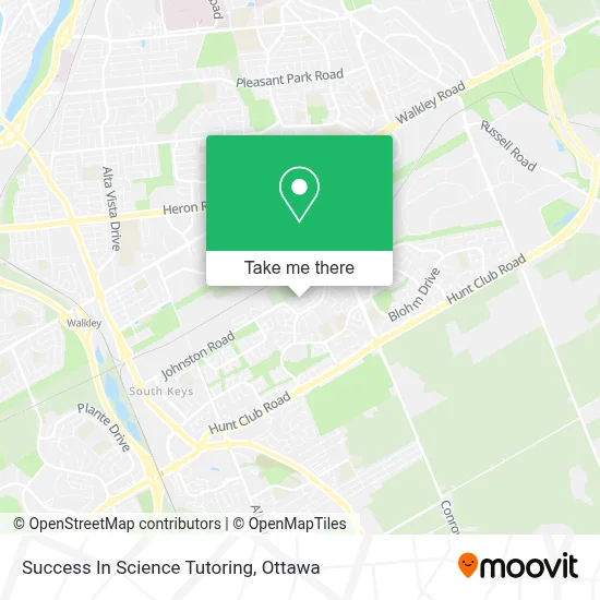 Success In Science Tutoring map