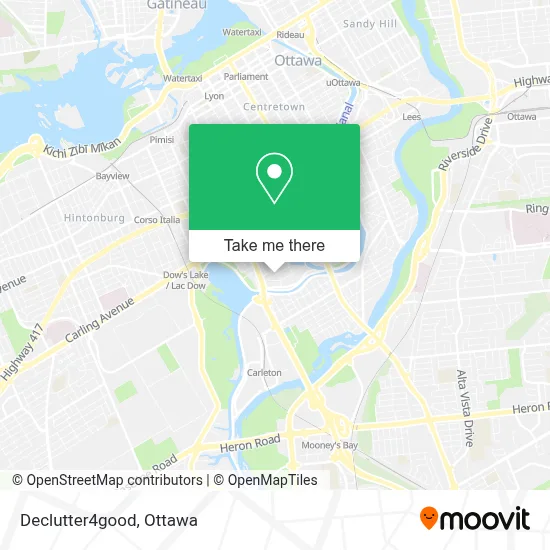 Declutter4good map