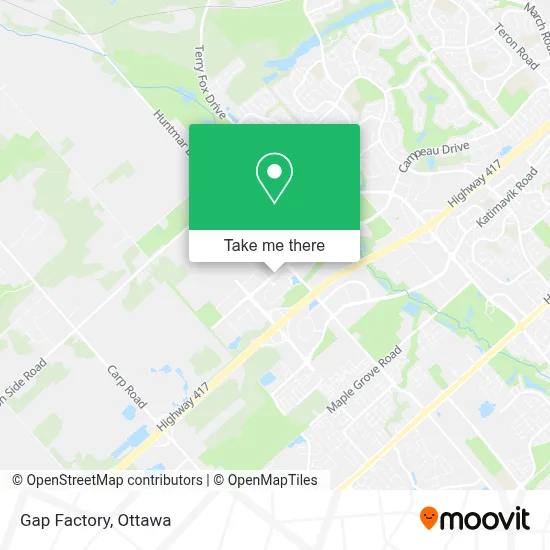 Gap Factory map