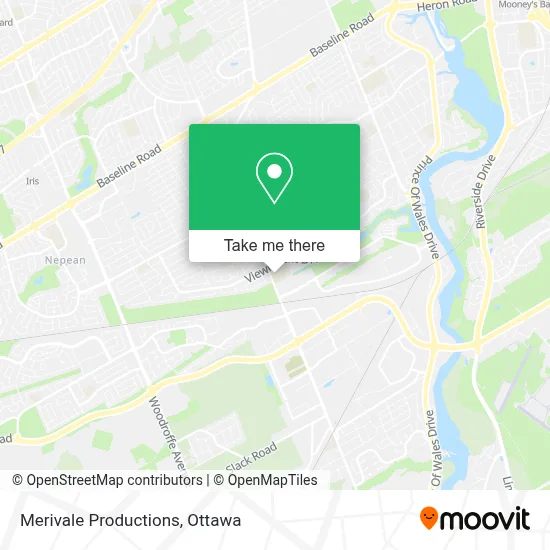 Merivale Productions map