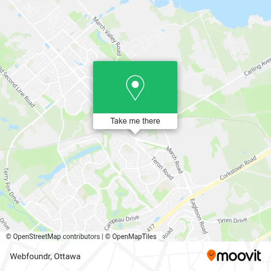 Webfoundr map